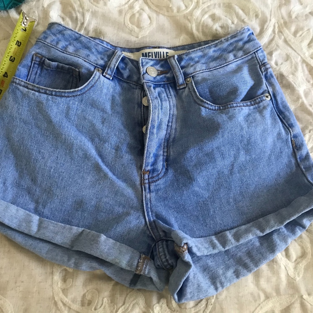 Brandy Melville High Waisted Jean Shorts